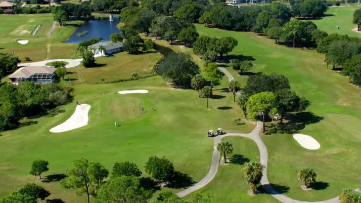 Public golf course in Cape Coral, Florida