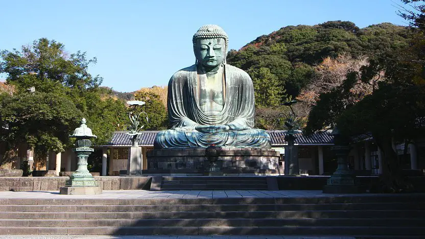 Temple In Kamakura, Japan