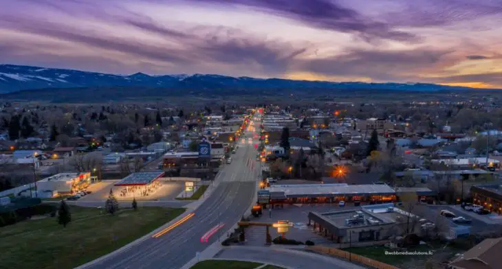 Small City In Wyoming
