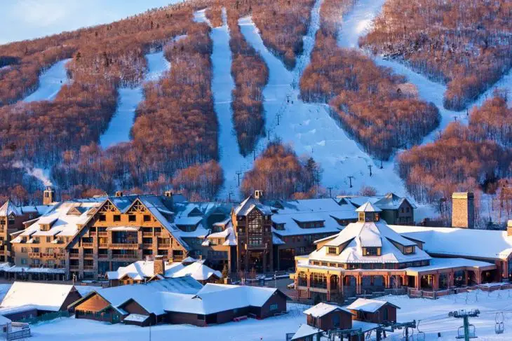 Ski Resort In Stowe, Vermont
