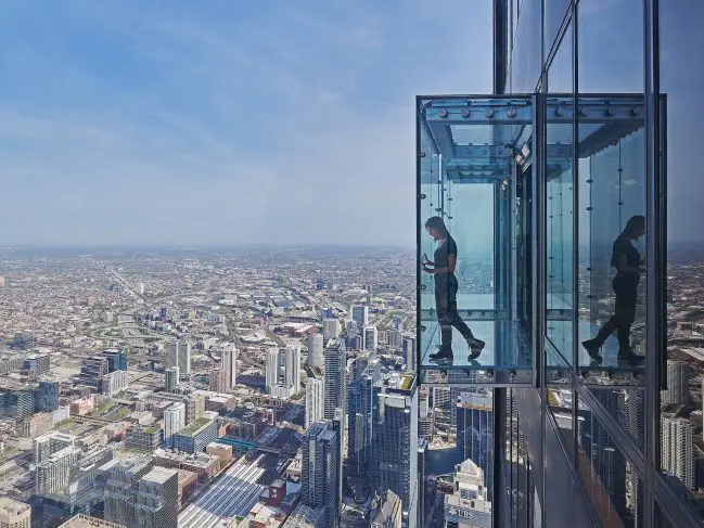 Observation Deck In Chicago, Illinois
